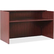 LORELL Lorell® Reception Desk - 35.4" x 70.9" x 42.5" - Mahogany - Essentials Series 59582